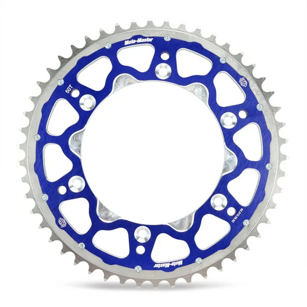 Sprocket Rear Moto Master Fusion Dual Ring Yamaha Yz/Yzf/Wrf Blue
