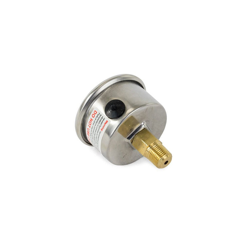 TSP Gauge Fuel Pressure 0-100 PSI - Liquid Filled - Chrome/White Face Each