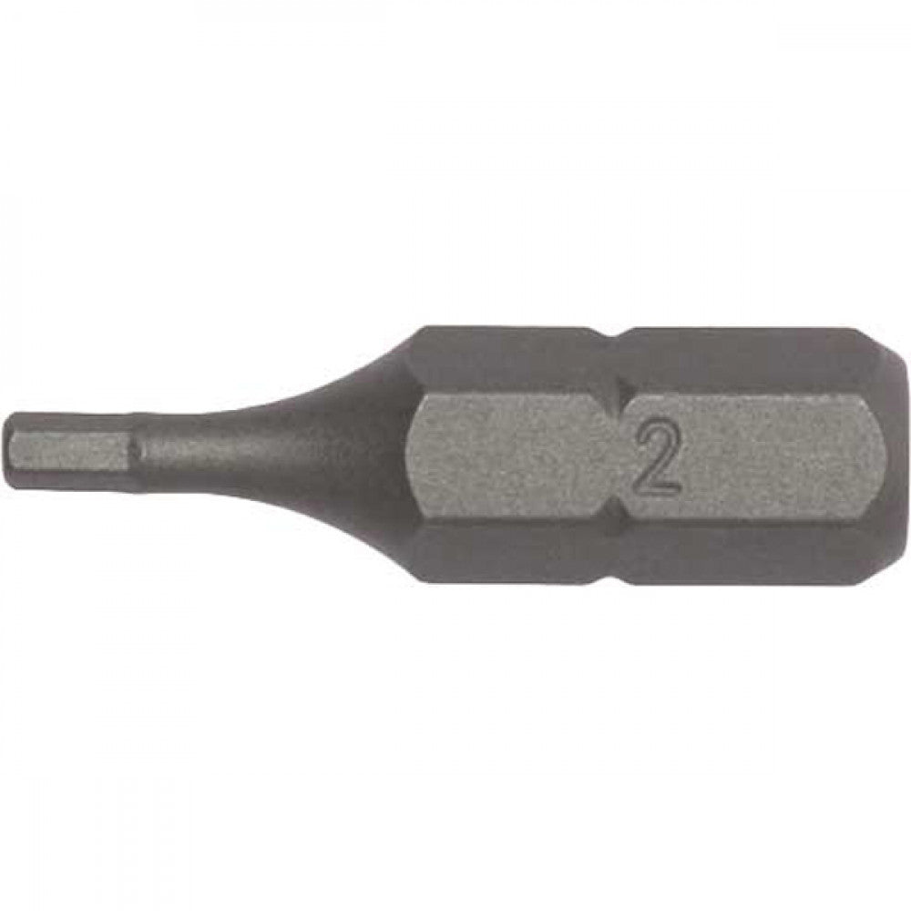 Teng 3Pc 1/4in Hex 4mm Hex Bit x 25mm (L)