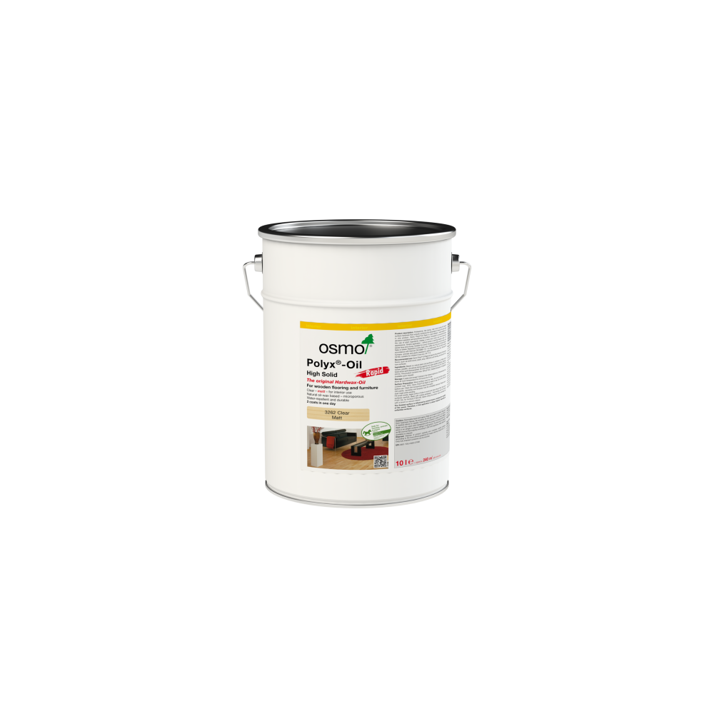 Osmo Polyx®-Oil Rapid - Rapid Matt 3262, 10 Litre