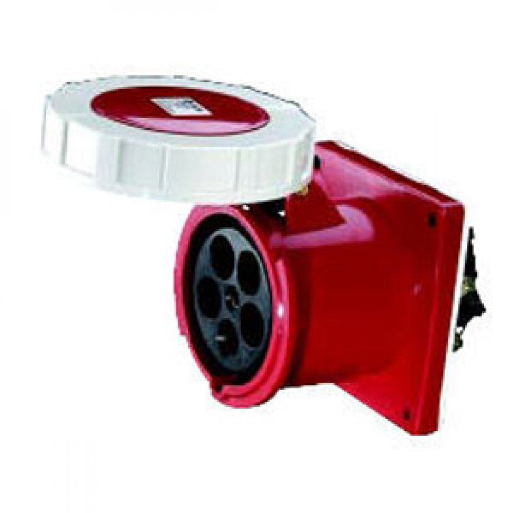 125A 5Pin 3P+N+E Ip67 Ind. Str. Skt Panel Mnt 415V