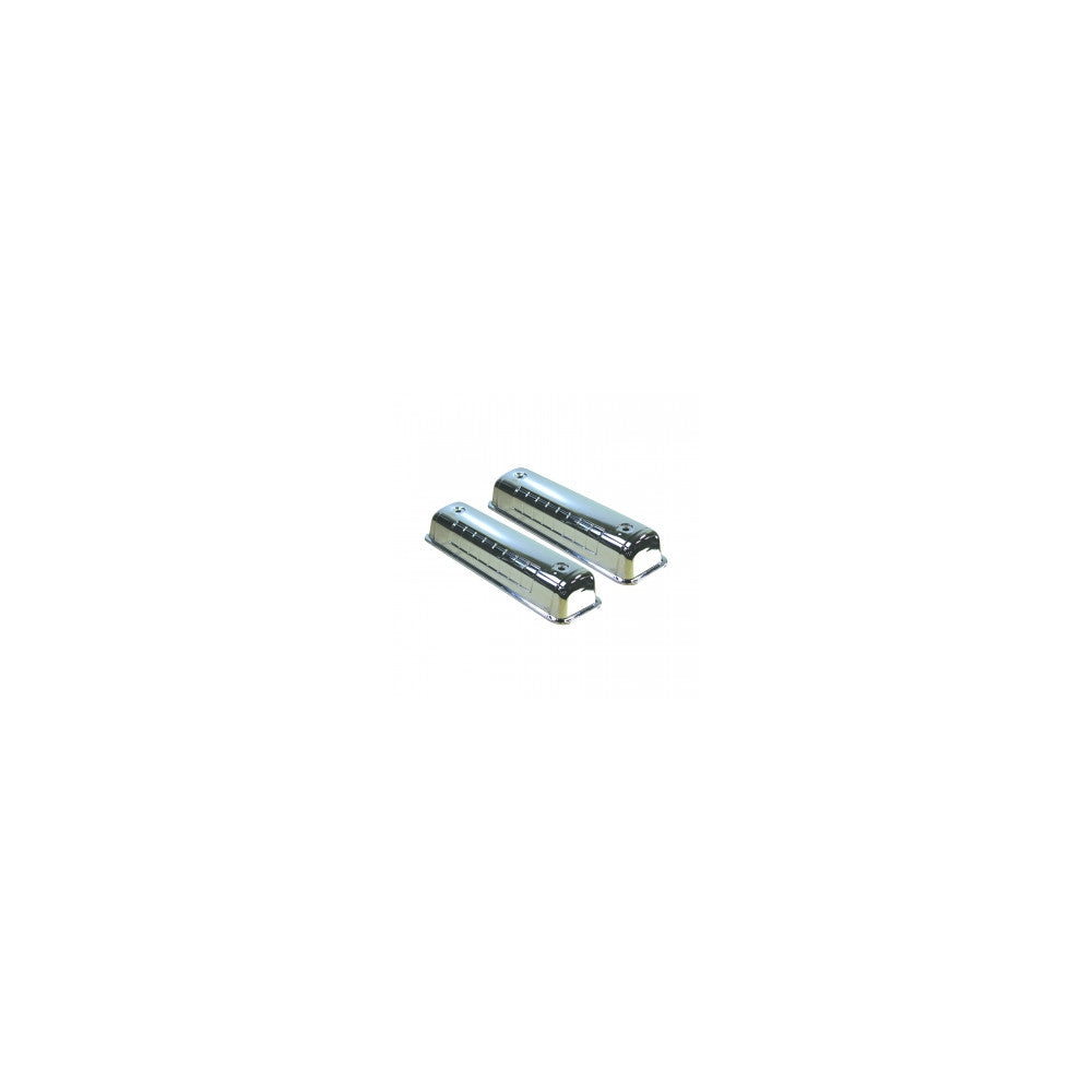 TSP Valve Covers Ford Y Block 292-31, 1954-64 Chrome Steel Pair#TSP7541