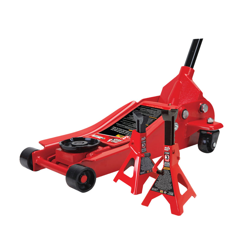 3 Ton Low Profile Trolley Jack & Axle Stands