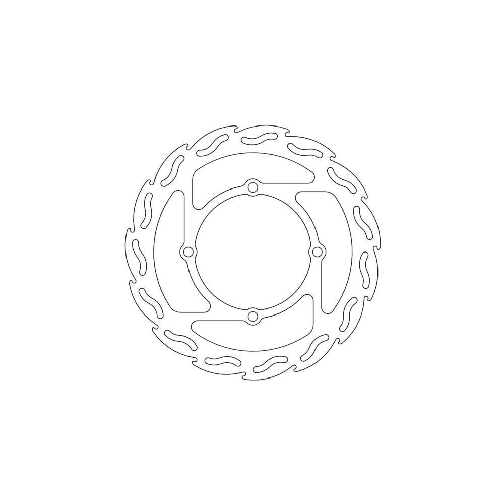 Brake Disc Moto Master Flame Front Kawasaki KX125 KX250 06-08 KX250F KX450F 06-1