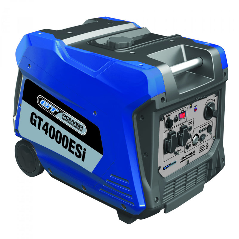 GT Power 4000W Push Button Start Silenced Inverter Generator