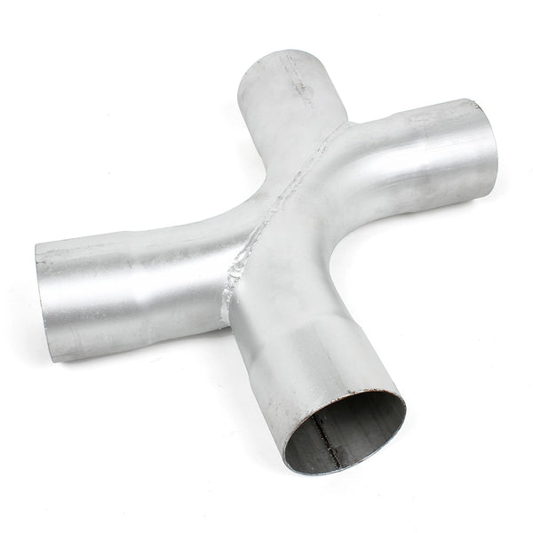 2.5" In 2.5" Out Exhaust X-Cross Pipe (330mm Long 260mm Wide) Mild Steel