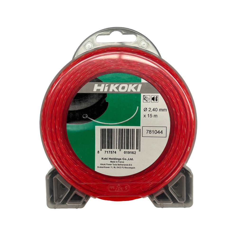 HiKOKI 15m Helicoidal Trimmer Line - 2.4mm Diameter