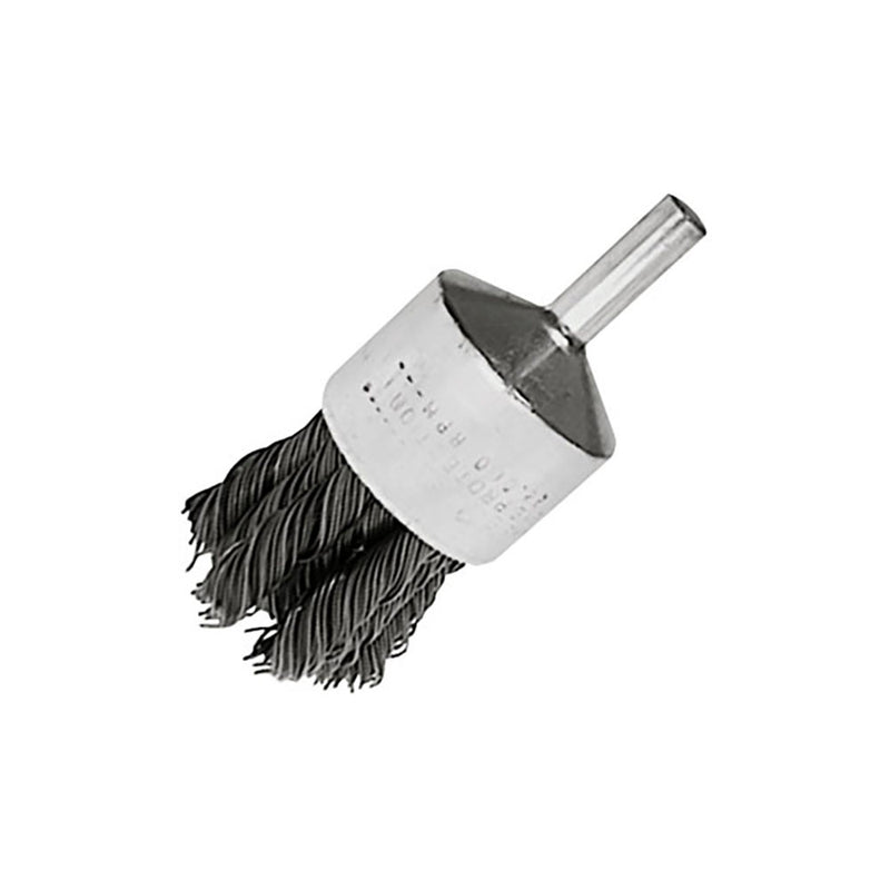 T&E Tools 1" Knot End Wire Brush 22000RPM