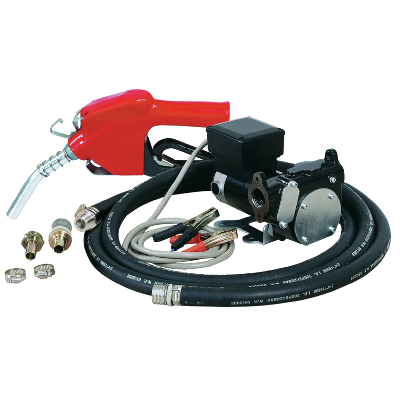 12V Hi-Flow Diesel Pump Kit - Automatic Nozzle