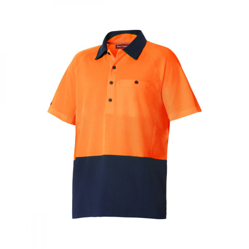 Hard Yakka Koolgear Hi-Visibility Two Tone Short Sleeve Ventilated Polo