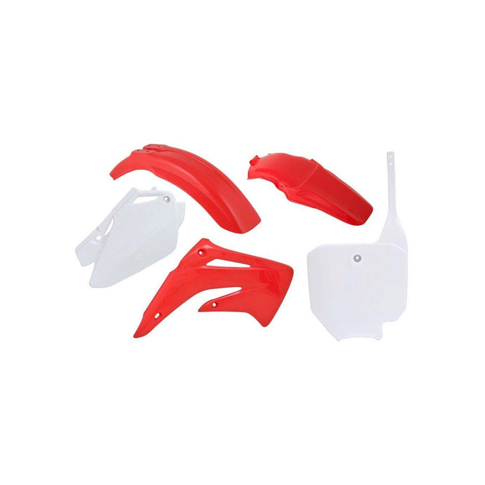 Plastic Kit Rtech Front &Rear Fenders Sidepanels &Radiator Shrouds &Front Number