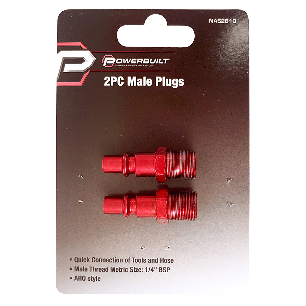 Powerbuilt 2Pc Aro Male Fittings