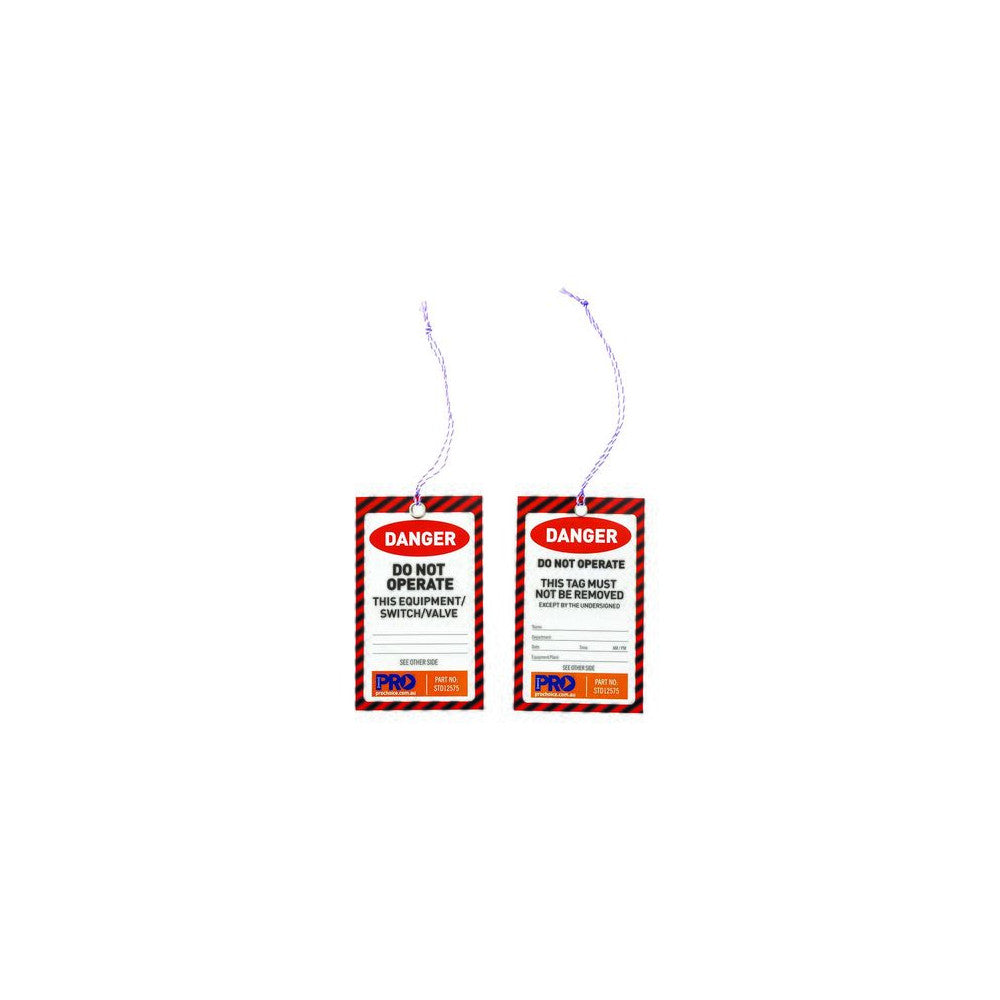 Safety Tag - 125mm x 75mm Danger