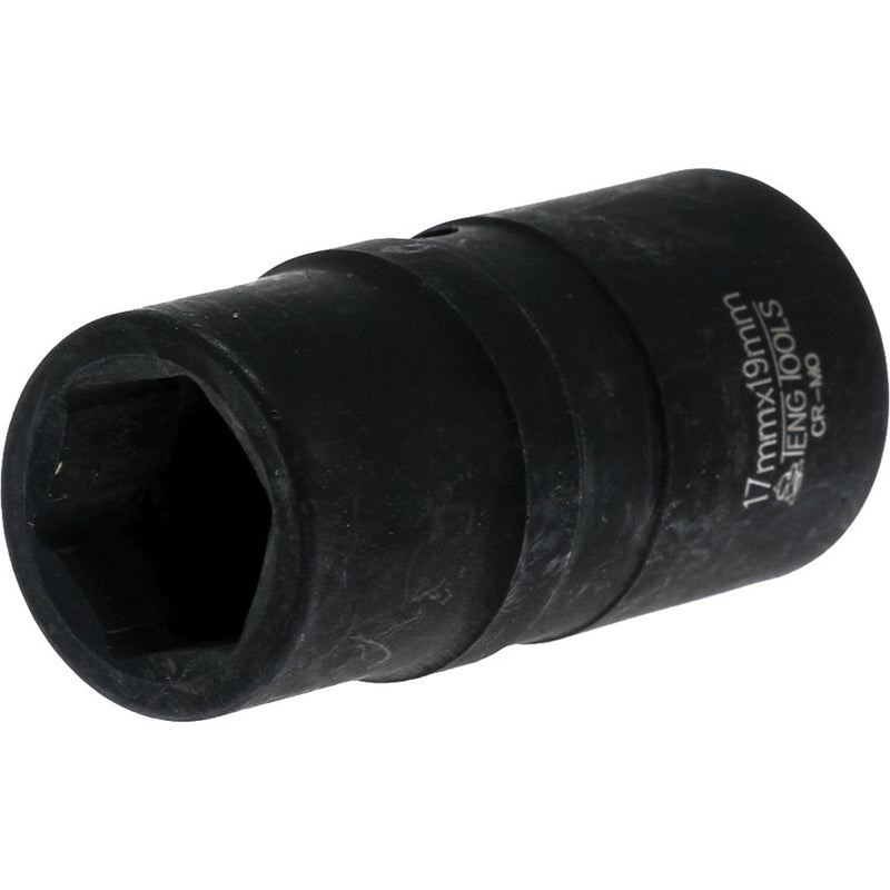 Teng 1/2in Dr. Impact Socket 17 x 19mm