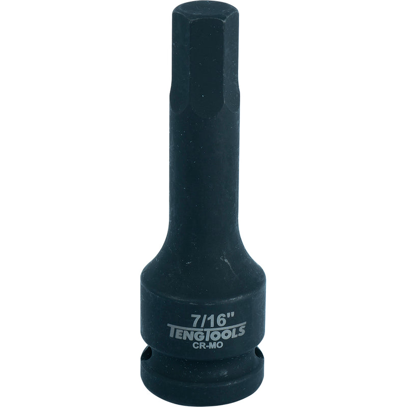 Teng 1/2in Dr. Hex Bit Impact Socket 7/16