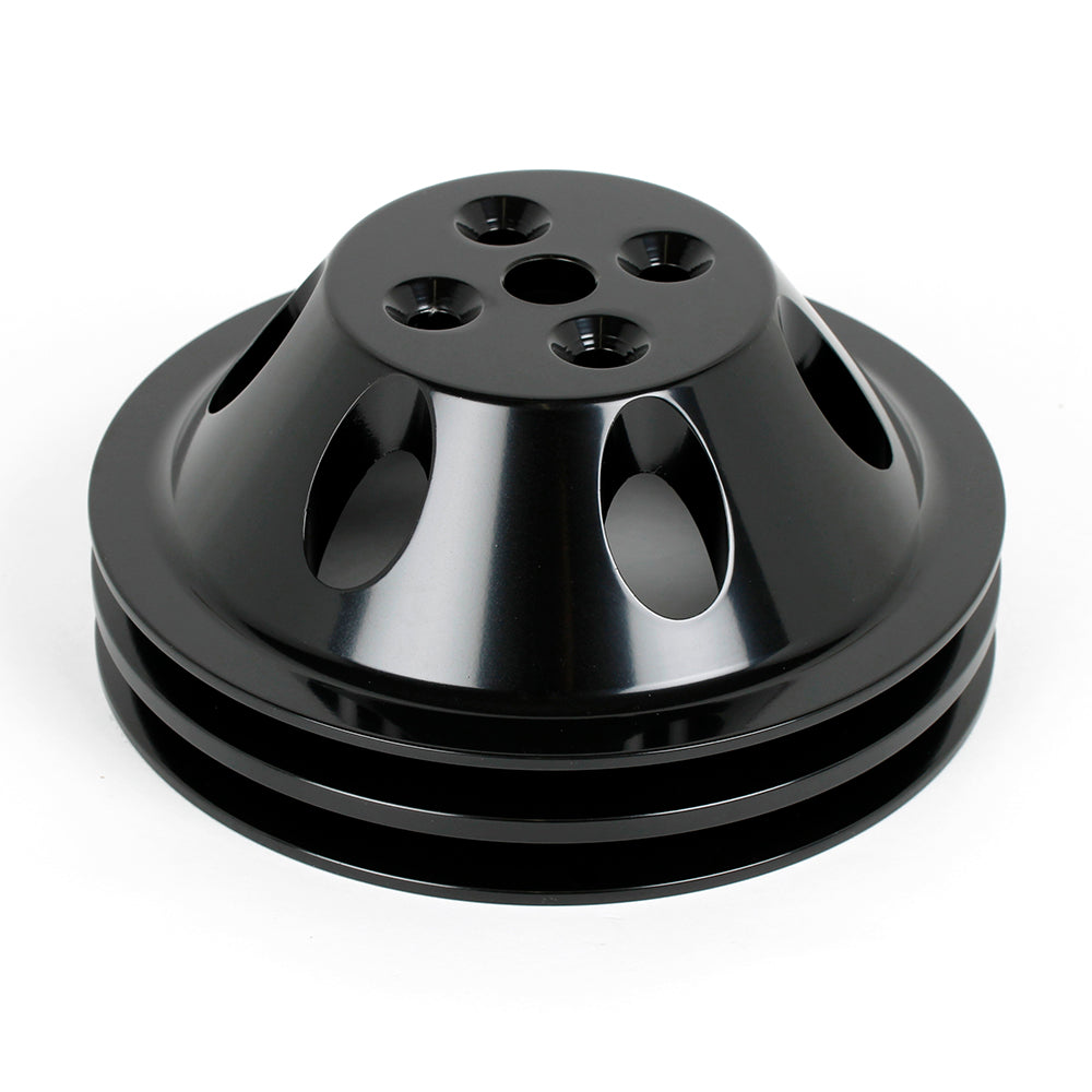 1955-68 Alloy Pulley Chev SB - Short Water Pump Double Groove