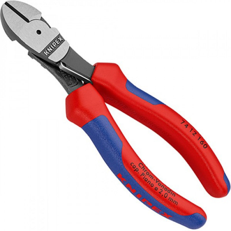 Knipex 160mm (6.1/4") Diagonal Cutter With Cushion Grip