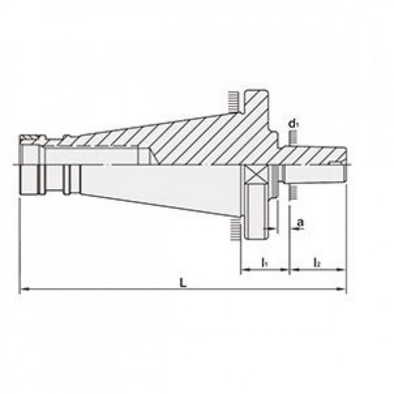 ISO30 x J6 Drill Chuck Arbor