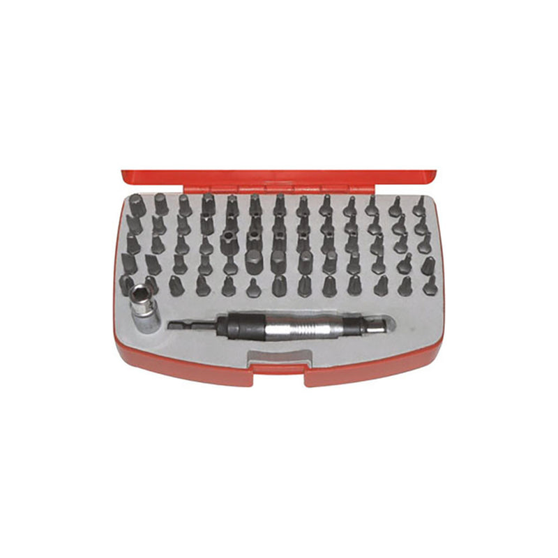 T&E Tools 67Pc 1/4" Hex Power Bit Set