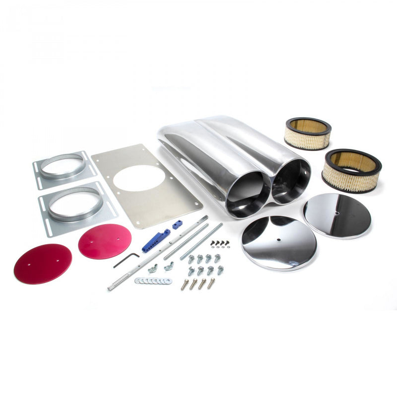 RPC Scoop Shotgun Dual – Smooth Polished Aluminium Kit