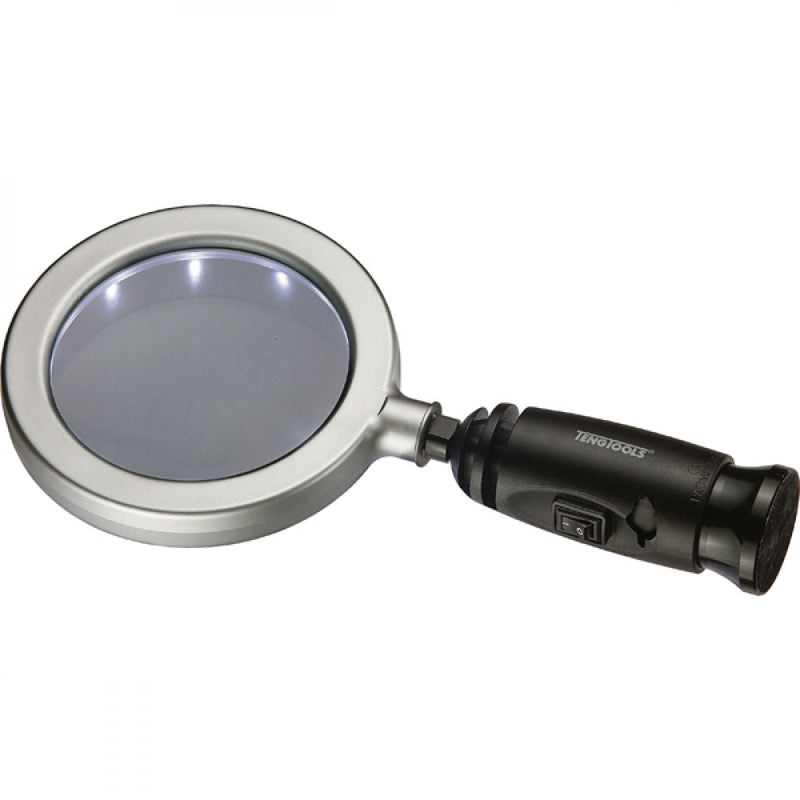 Teng 4in Handy Magnify W/ Led Light