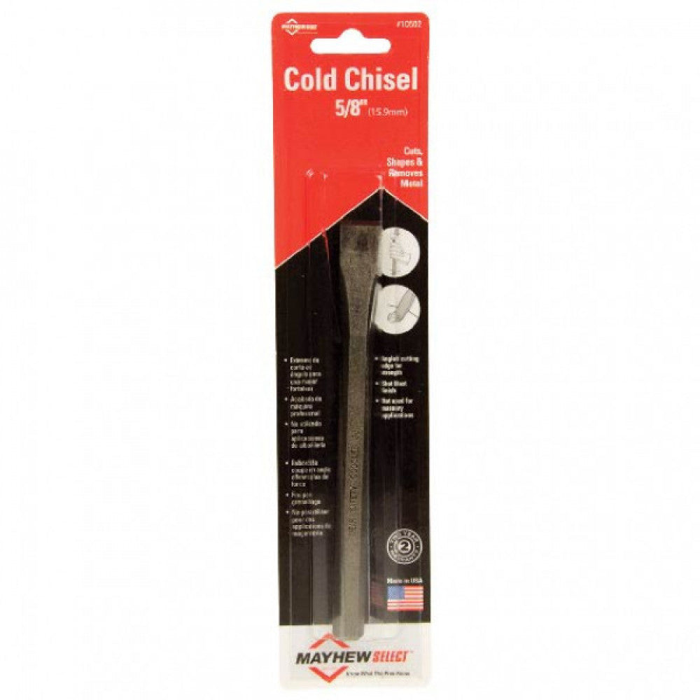 Mayhew Cold Chisel 113mm x 1/4" (Card)
