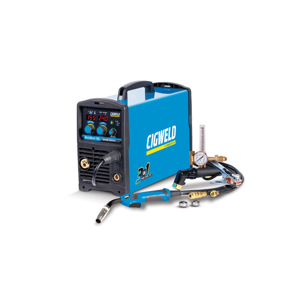 Cigweld WeldSkill 155 Multi Purpose Inverter Welder, 10amp - W1008155