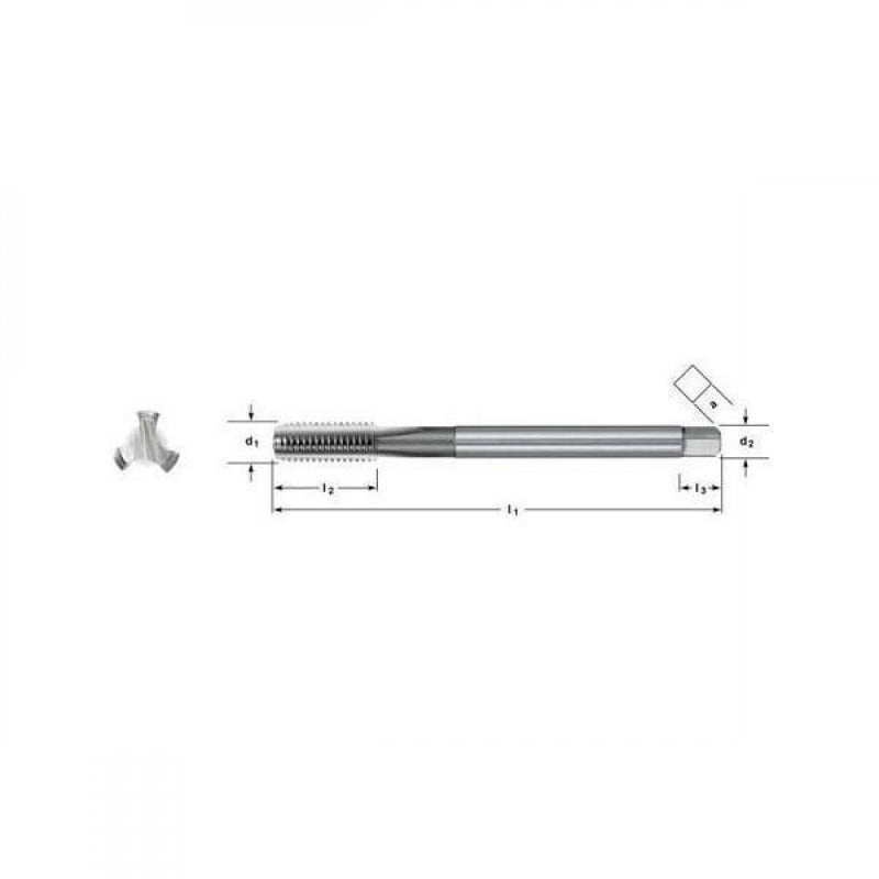 M10 x 1.5 Hss Long Shank Second Tap