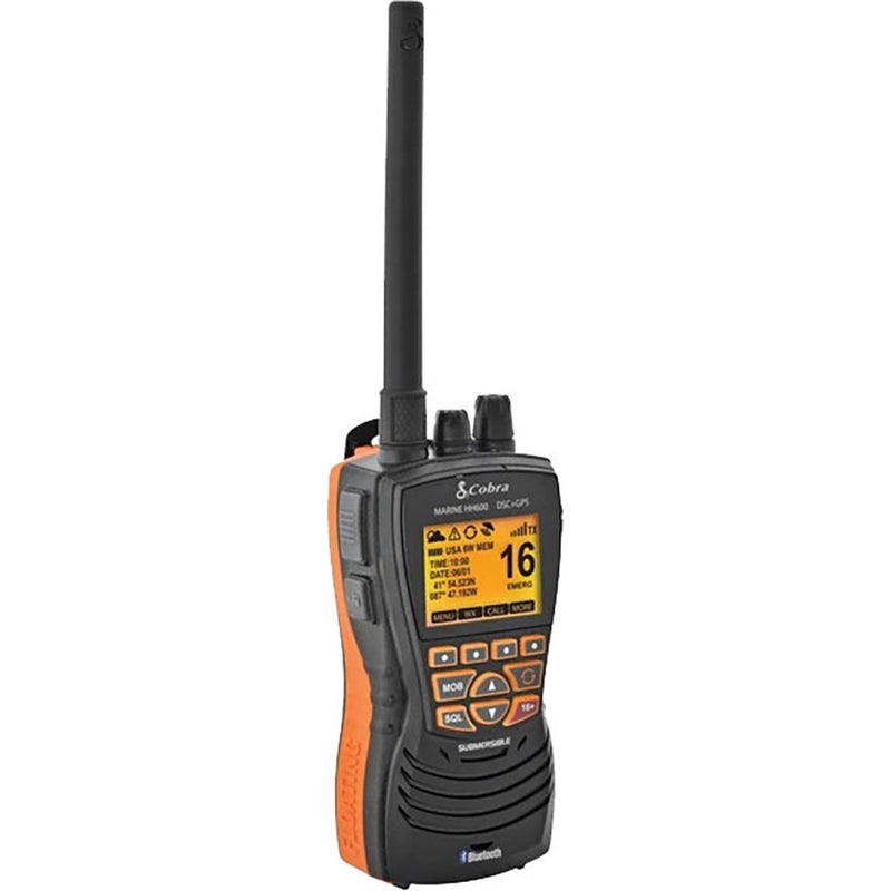 Cobra Floating Vhf Radio W/Bluetooth & Gps 6 Watt