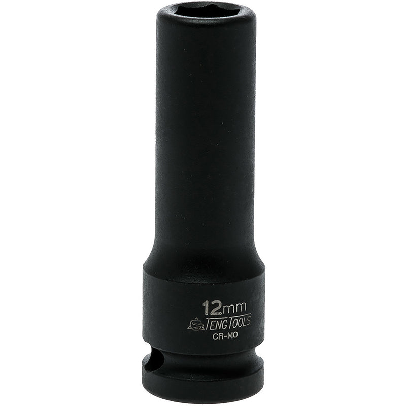 Teng 1/2in Dr. Deep Impact Socket 12mm Din