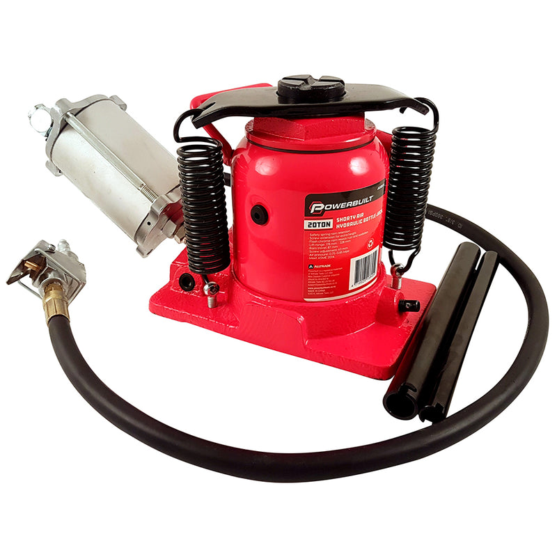 Powerbuilt 20Ton Air Hydraulic Shorty Bottle Jack