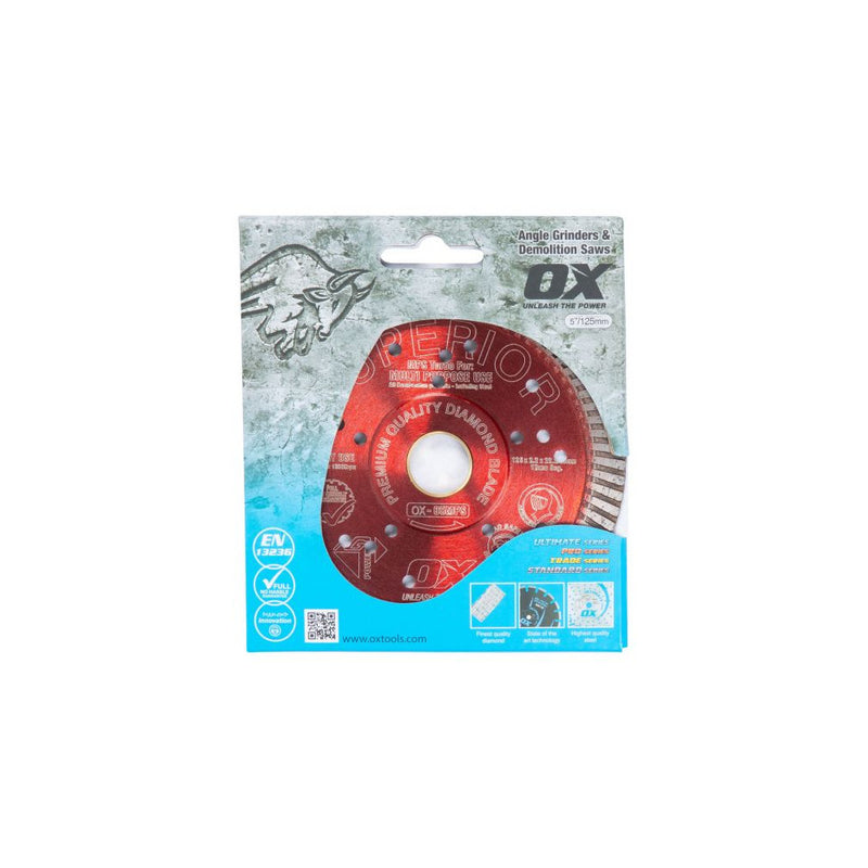 OX Pro Superior Turbo Blade 125mm - Multi-Purpose