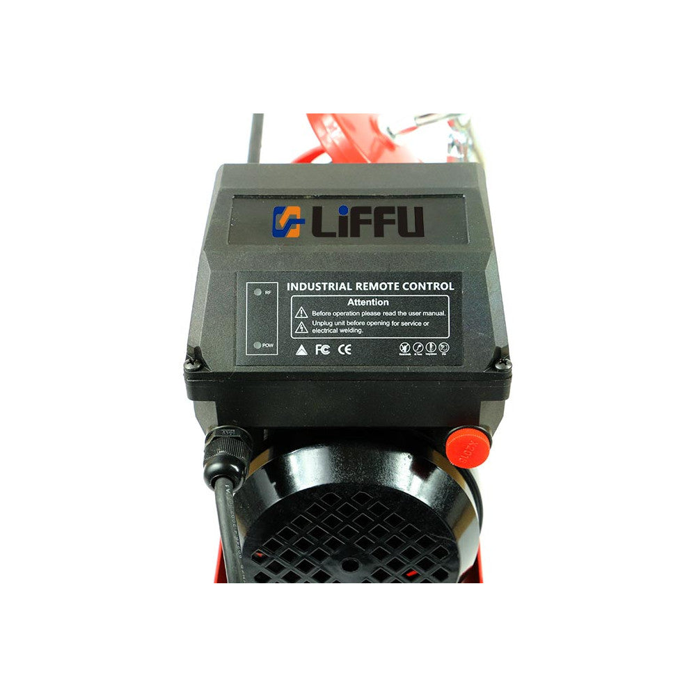 Liffu Electric Hoist 230V Wire Rope 18m 1000Kg PA1000 With Remote Control