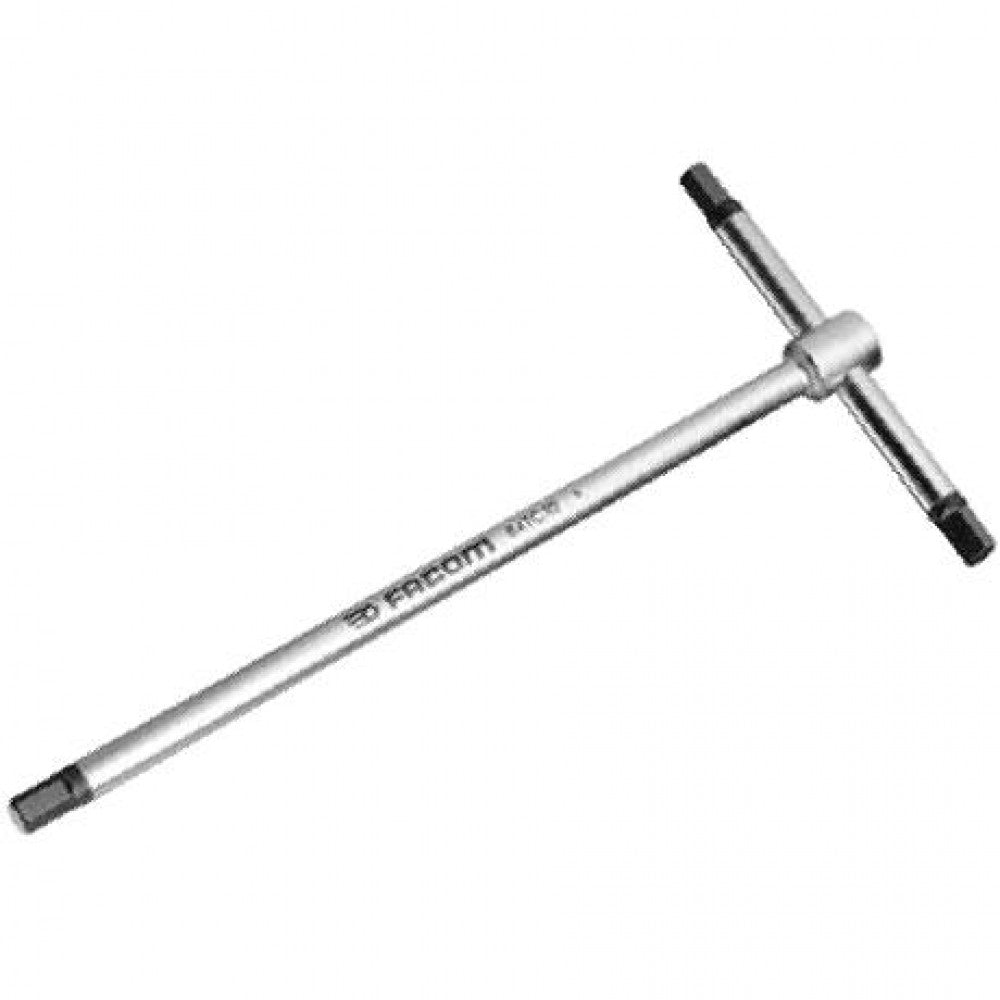 Hex Key "T" 3-Hex Ends 3mm Facom 84TC.3 Burnish -Tip