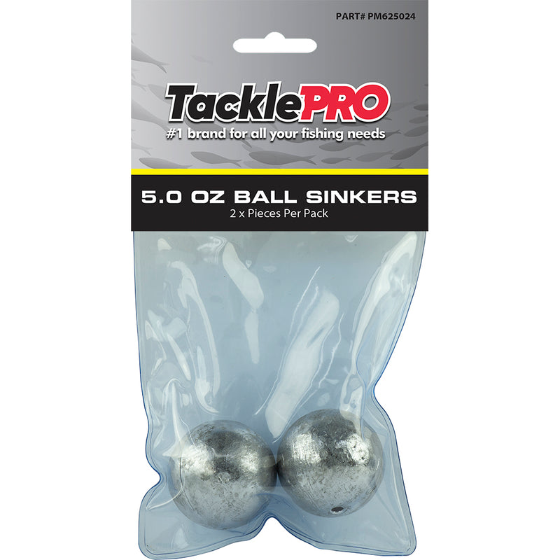 Tacklepro Ball Sinker 5.0Oz - 2Pc