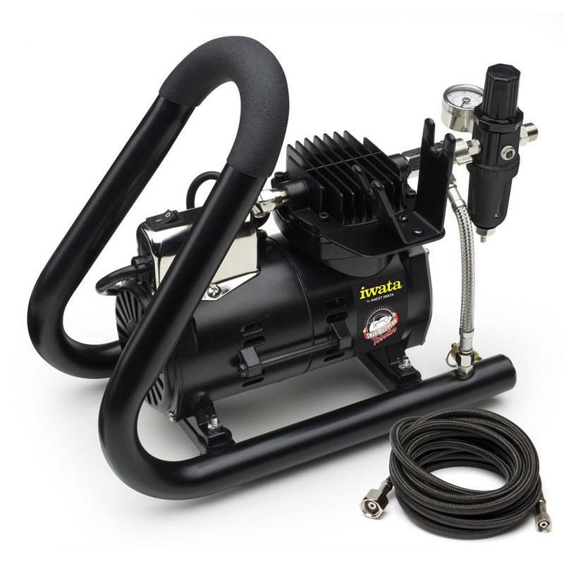 Iwata Air Brush Compressor Smart Jet Plus Handle Tank