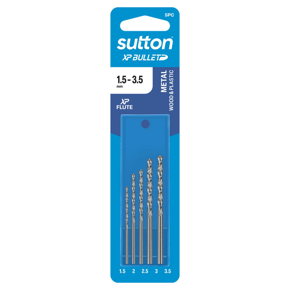 XP Bullet Jobber Drill Refill Set 5 Piece 1.5-3.5 mm