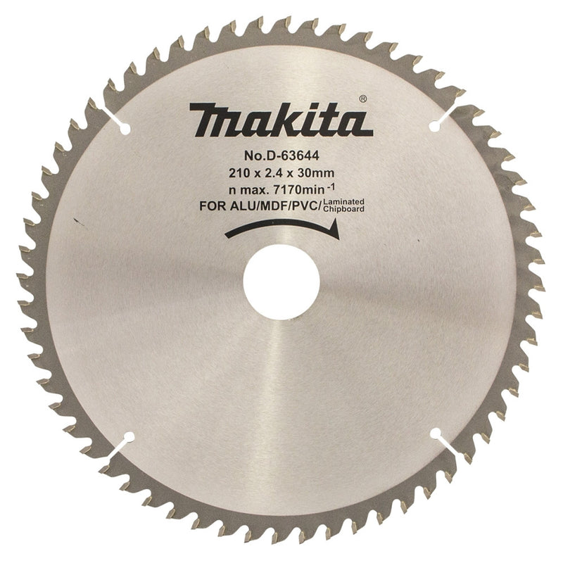 Makita Multi-Material TCT Blade 210mm 60T