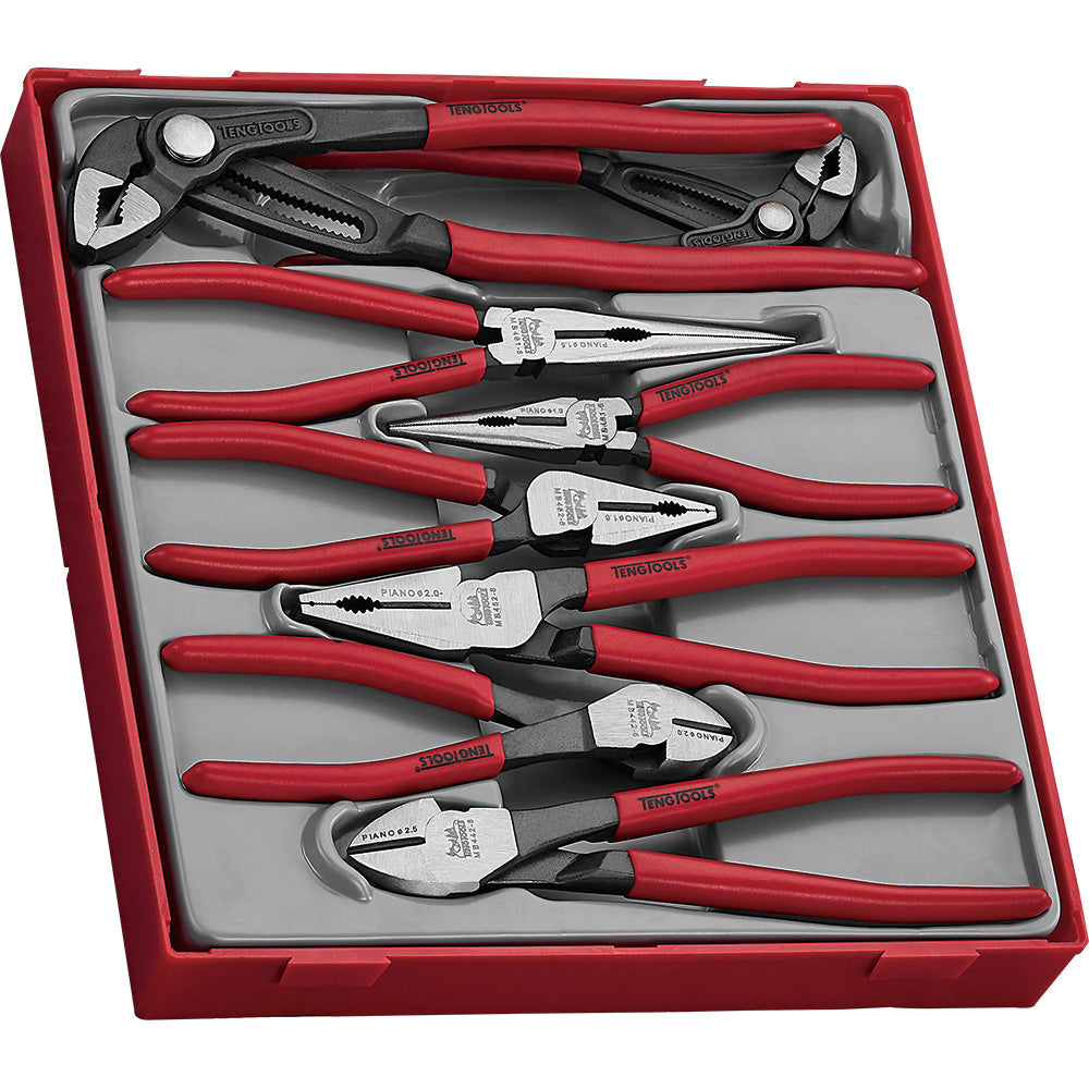Teng 8Pc Plier Set Vinyl Grip Q Tt2
