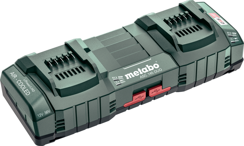 Metabo 12 V - 36 V ASC 145 Duo Air-cooled Slide-on Battery Pack
