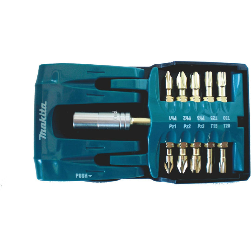 Makita Gold Torsion 11 Piece Bit Set PH, PZ & TORX B-28597