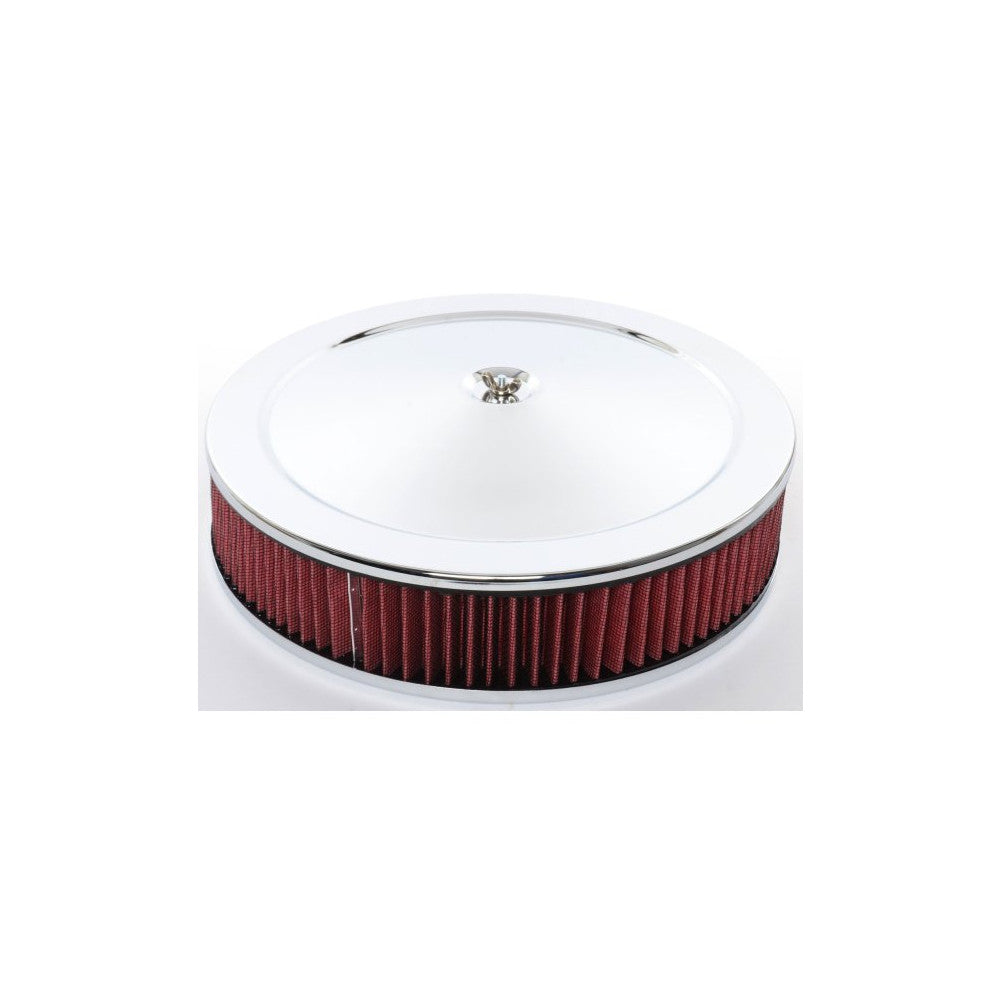 AFTERBURNER Air Cleaner 14x3 Chrome Washable Element - Drop Base Each#R4350