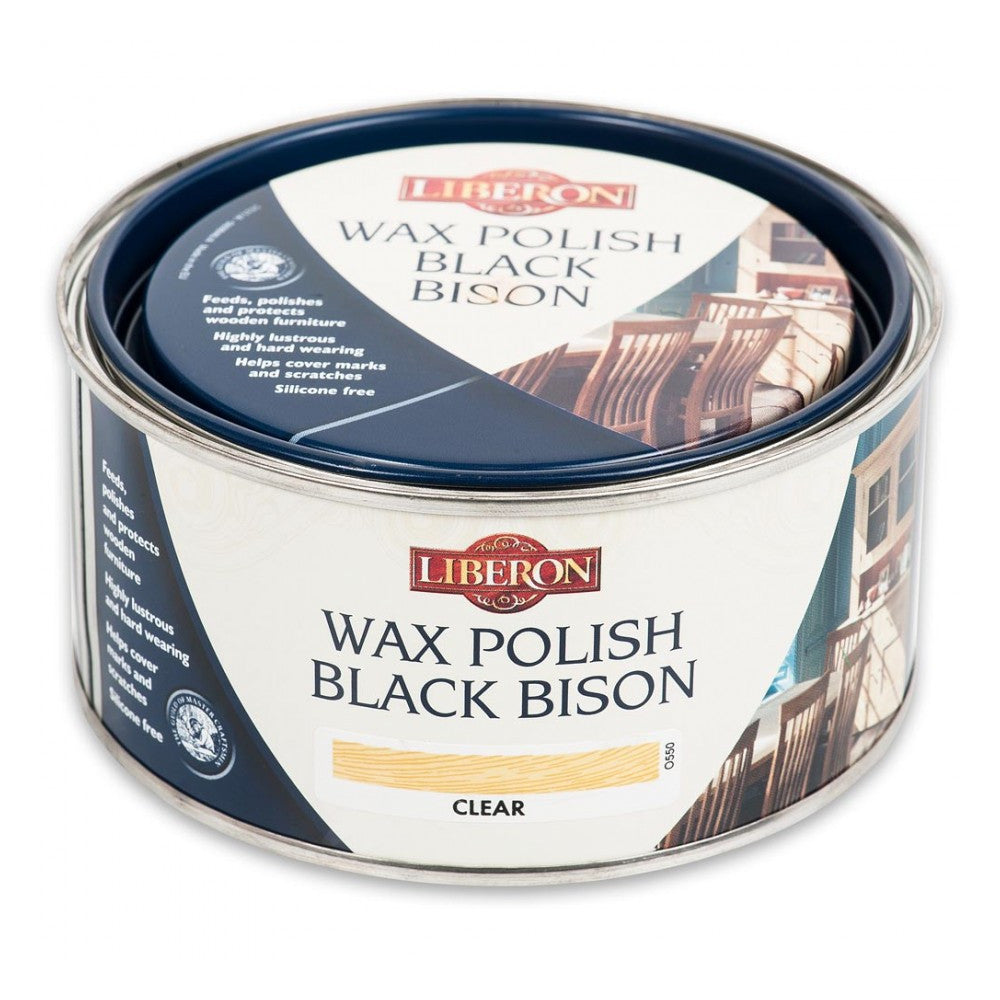 Liberon Black Bison Wax Paste - Medium Oak, 500ml
