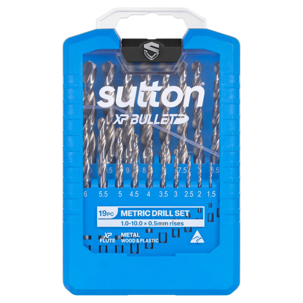 XP Bullet Jobber Drill 19 Piece Set 1-10 mm