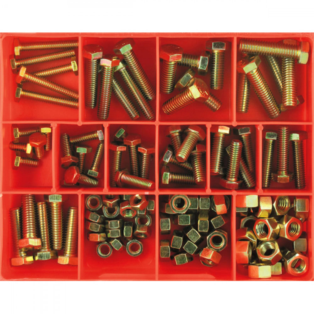 113Pc Unc S/Screw & Nut Assortment