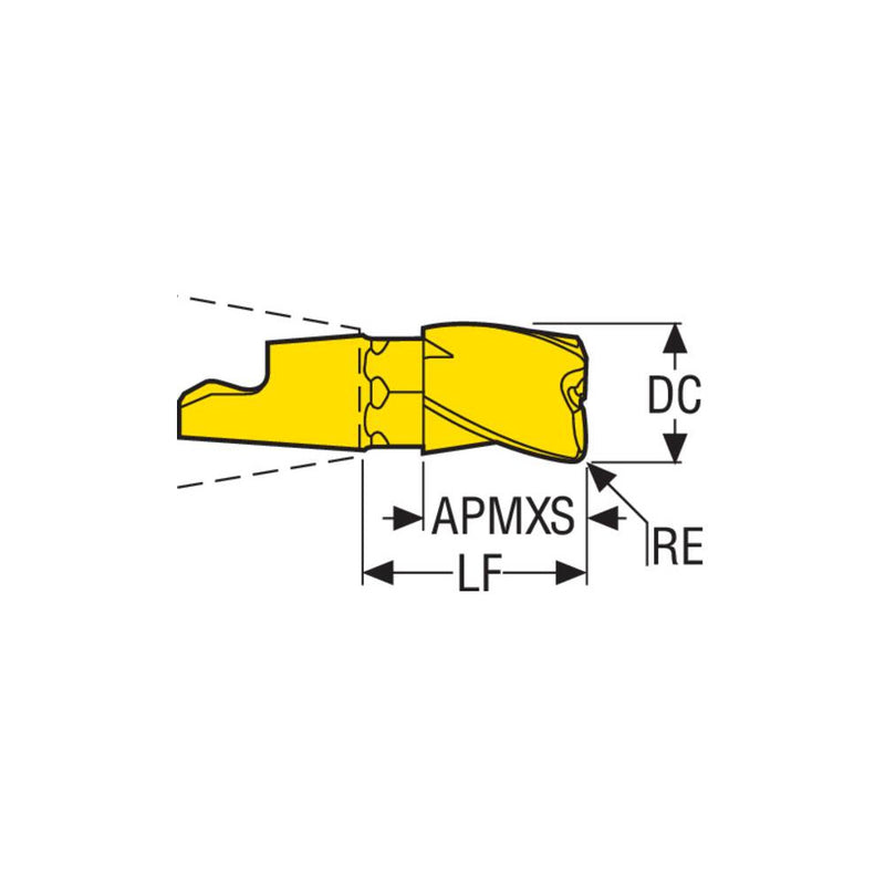 MM12-12015-A30-E04 F30M Minimaster 3 Flute Slot / Square Shoulder Milling