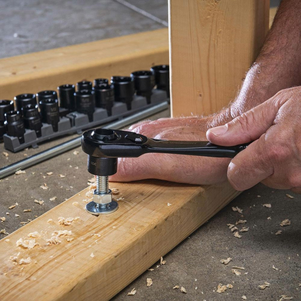 Crescent 25Pc 3/8in. Drive Pass-Thru™ X6™ Standard Spline Mechanics Tool Set