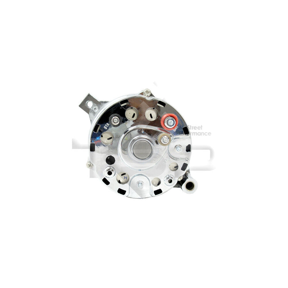AFTERBURNER Alternator 100 AMP Ford - Chrome External 1965-89 #AB3905C