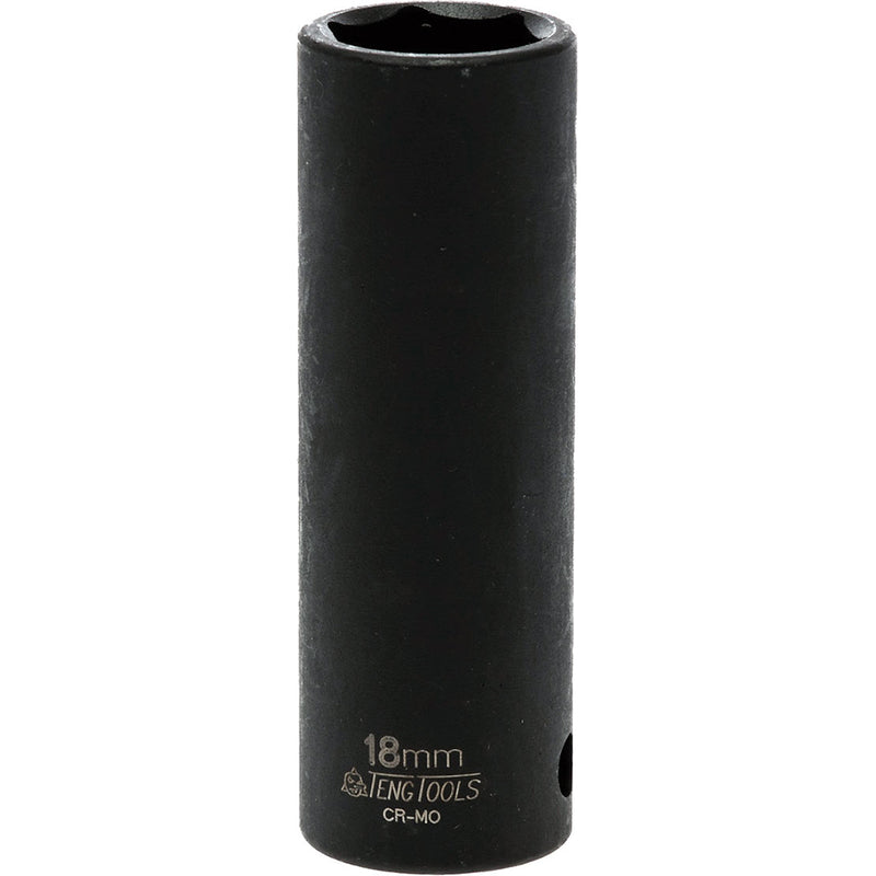 Teng 1/2in Dr. Deep Impact Socket 18mm Ansi