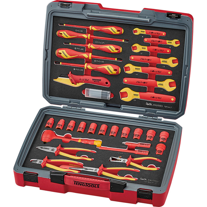 Teng 37 Piece Mecca Pro Tc-6T Eva Electrician Tool Kit